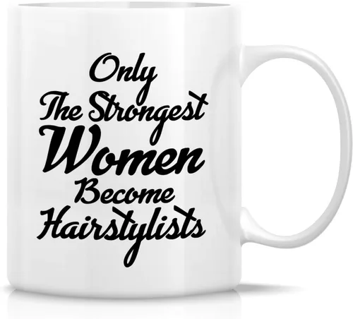 Vista 13 de Retreez Taza divertida – Taza de café de cerámica de 11 onzas con texto en inglés "I Make People Beautiful Hairstylist Hairdresser" de 11 onzas