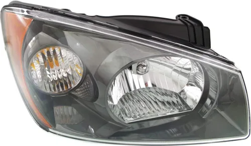 Vista 3 de Garage-Pro Faros delanteros para Kia Spectra 2004-2006, Spectra5 2005-2006, halógenos, con bombilla(s), par de conjunto de faros, comparable