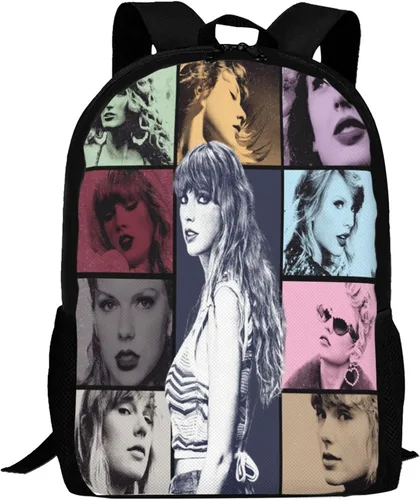 Vista 5 de STUBBORNE Singer Casual Mochila Moda Multifuncional Mochila Ligero Viaje Portátil Mochila Mujer Fan Regalo, Coloer-1, Mochilas de viaje