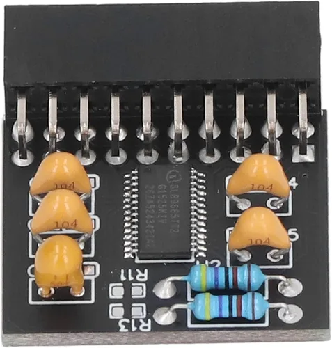 Vista 6 de Módulo de seguridad TPM 2.0 Plataforma confiable de 20 pines para cifrado de placa base de PC y protección de seguridad del sistema