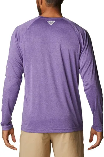 Vista 2 de Columbia PFG Terminal Tackle Heather - Camiseta de manga larga para hombre