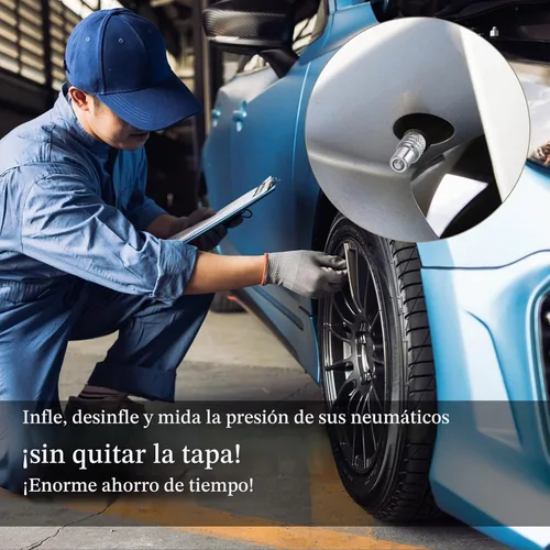 Vista 4 de Paquete de 20 tapas de vástago de válvula de neumático con doble sello, de Talew, para inflar válvulas de neumáticos con flujo de aire