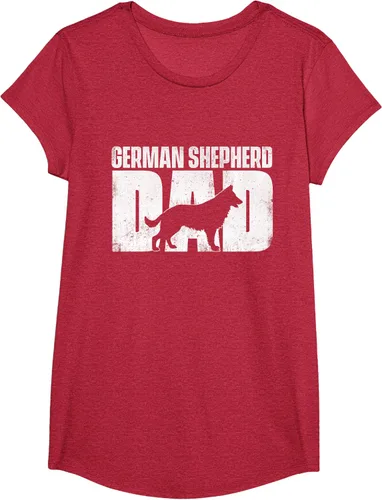 Vista 44 de Camiseta de pastor alemán para el día del padre del dueño de perros caninos, Negro