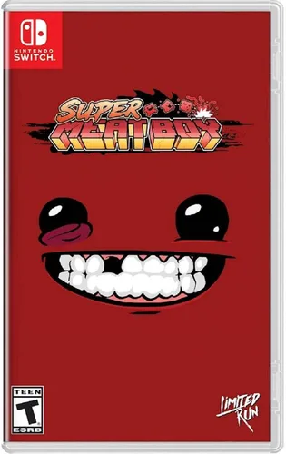 Vista 2 de Limited Run Super Meat Boy Nintendo Switch Alternate Cover Physical 2019 USA Region Free