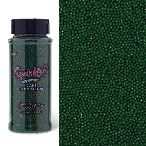 Vista 17 de Pastel Nonpareils Sprinkles, Sujoygar 4oz Edible Colored Cake Sprinkles Double-opening Design, 2mm Edible Dot Sprinkles for Cupcake Toppers Baking