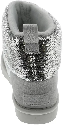 Vista 6 de UGG Botas clásicas de moda con bola de espejo para mujer
