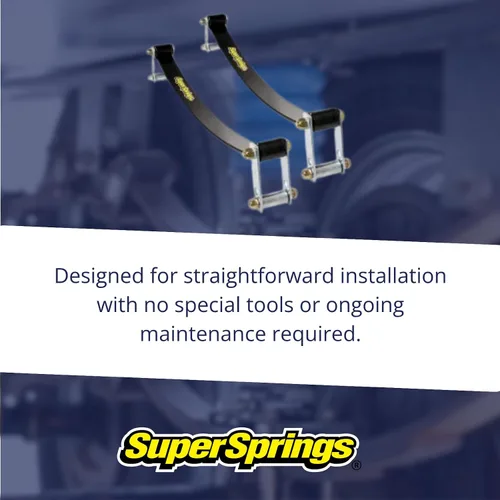 Vista 4 de SuperSprings SSA46 Black SuperSpring, paquete de 2