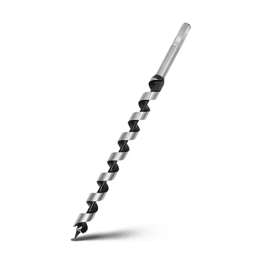 Vista 45 de Broca helicoidal de 0.94 x 11.8 pulgadas para madera, broca helicoidal con vástago hexagonal para madera blanda, madera dura, plástico
