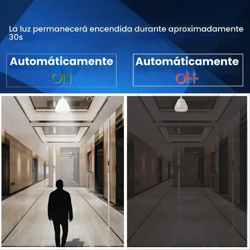 Vista 3 de Luz de sensor de noche brillante LED Sensor de movimiento y luz Toma de corriente alterna enchufable cuello flexible giratorio PIR lámpara