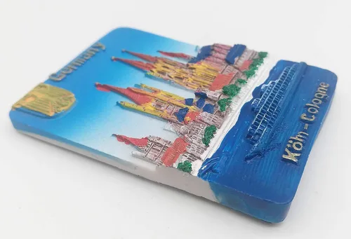 Vista 5 de 3D Colonia Alemania Imán del refrigerador del recuerdo, hogar y decoración de la cocina Colonia Alemania imán del refrigerador