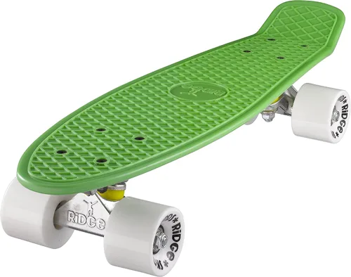 Vista 14 de Ridge Skateboard 55 cm Mini Cruiser Retro Stil in M Rollen Komplett U Fertig Montiert