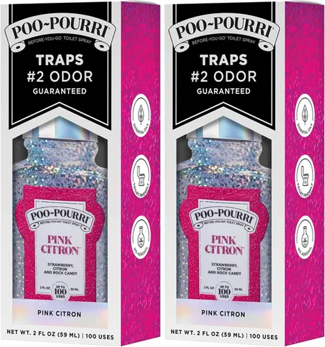 Vista 54 de Poo-Pourri Before-You-Go - Aerosol para inodoro, Bamboo Rain, 2 onzas líquidas, hasta 100 usos, desodorante para baño con aceites esenciales
