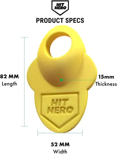 Vista 6 de Baseball Thumb Guard, Batters Batting Grip, Finger Guard, Accessory, Batting Protection, Reduce Bat Sting, Hitter, Tool, Bat, Hitting Accessory