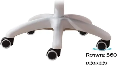 Vista 4 de YYDS Silla pequeña para videojuegos, silla de computadora con respaldo corto, silla giratoria ergonómica ejecutiva, silla de deportes electrónicos