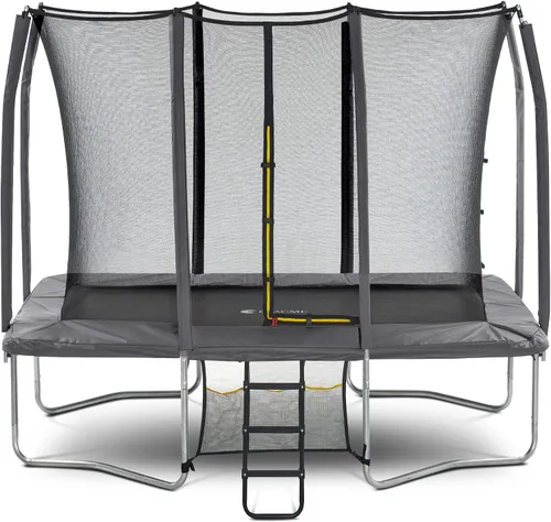 Vista 9 de Exacme Trampolín rectangular de 7 x 10, 8 x 12, 9 x 14 pies, para niños, dobles aberturas de cerramiento, trampolín rectangular pequeño