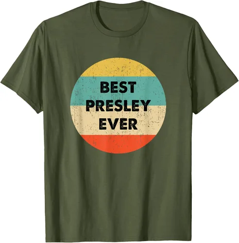 Vista 52 de Camiseta Presley Name, Negro, S