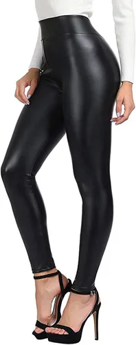 Vista 2 de SEASUM Pantalones de yoga ajustados con detalle fruncido en los glúteos, leggings de tiro alto y realce, para deportes, entrenamiento, gimnasio
