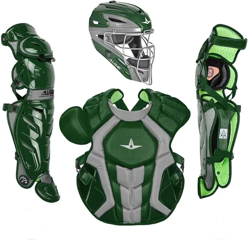Vista 5 de All-Star S7 Axis for Adults - Baseball Catching Equipment Kit (Catching Helmet, Chest Protector, Leg Guards), NOCSAE Standard