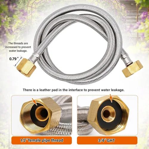 Vista 7 de Válvula de flotador de latón para tanque de agua, válvula de bola de flotador de llenado automático de 1/2 pulgada para ganado, interruptor