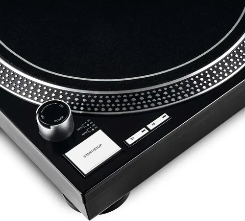 Vista 8 de Reloop Professional Sistema de tocadiscos con transmisión por correa RP-1000-MK2, Negro
