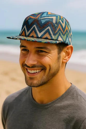 Vista 126 de Gorra de 5 paneles Diseños únicos multicolor Gorras para hombres y mujeres Grande o XL