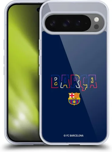Vista 25 de Head Case Designs Funda de gel con licencia oficial del FC Barcelona Barca Crest Graphics [protección de grado militar] compatible con Google Pixel 3