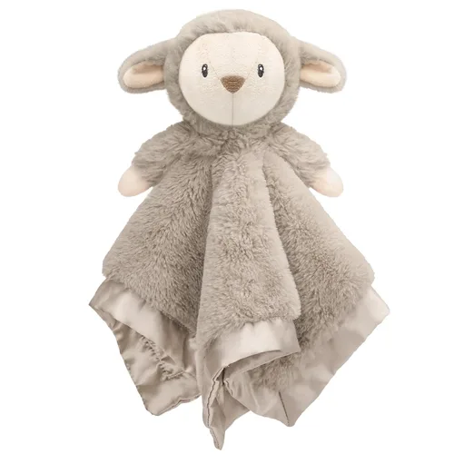 Vista 9 de Manta de Seguridad con Oso - Manta Suave para Bebé Lovey, Manta Esponjosa Unisex Lovie, Juguetes de Peluche para Acurrucarse, Oso de Peluche
