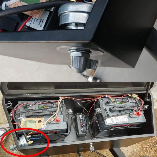 Vista 7 de Ampper - Interruptor de desconexión de batería 12V - 48V, interruptor maestro de desconexión de batería, corte de energía, apagado para auto