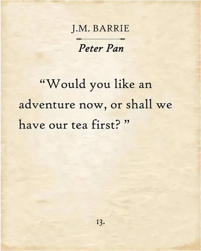 Vista 9 de Lone Star Art Peter Pan - So Come With Me Where Dreams Are Born - J.M. Barrie - 11x14 Unframed Typography Book Page Print - Great Neverland Gift &