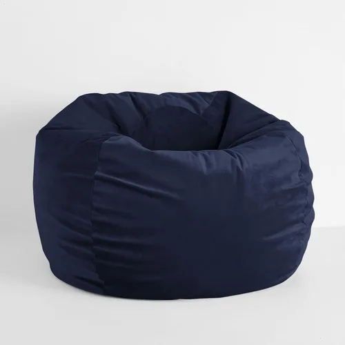 Vista 14 de Sorra Home Puf – Cojín de felpa y cómodo para interiores con relleno de frijoles trupedic para todas las edades, color morado Barrett
