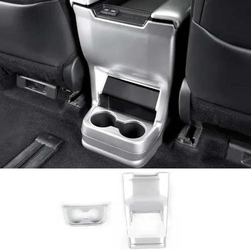 Vista 8 de Accesorios de automóvil compatibles con Toyota Sienna 2021 2022 2023 2024 Panel de salida de ventilación de aire trasero interior cubierta