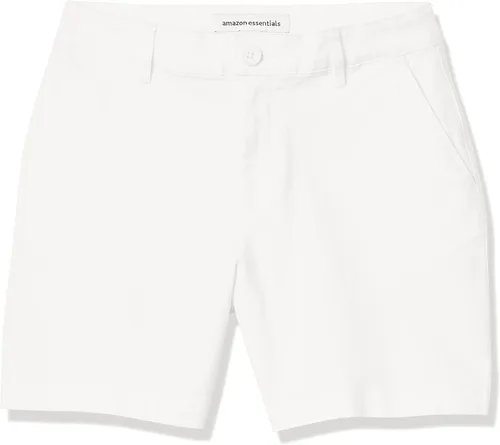 Vista 6 de Tienda Essentials Women's 5" Inseam Chino Short (Available in Straight and Curvy Fits)