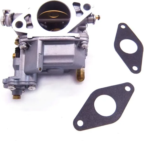 Vista 2 de SouthMarine 66M-14301-12 Carburador de motor y 66M-13646-00 juntas (2 piezas) para Yamaha 4 tiempos 15hp F15 motor de arranque eléctrico