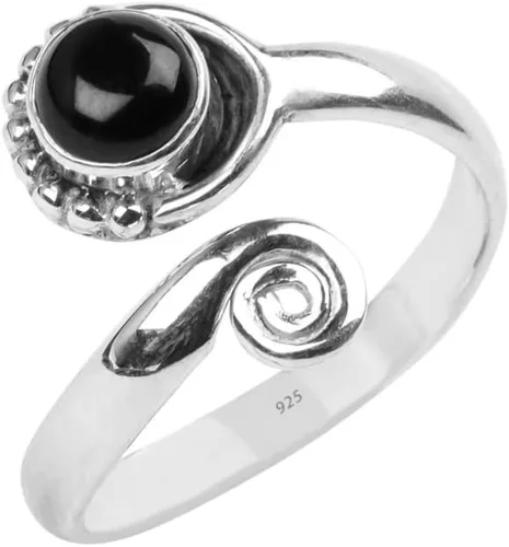 Vista 9 de Anillo de dedo del pie de piedra preciosa de plata de ley 925, joyería para el cuerpo, anillo de dedo del pie de la mano de la mano de la piedra