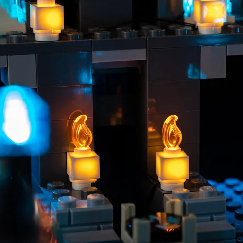 Vista 6 de Kyglaring Kit de luz compatible con Lego Minecraft The Deep Dark Battle Warden 21246 bloques de construcción, solo luces, juego de modelos