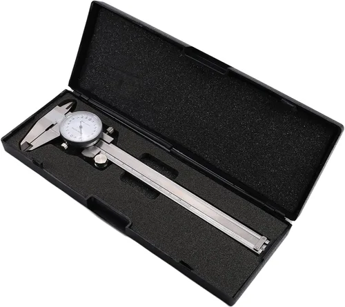 Vista 8 de Utoolmart Calibre Vernier de esfera plateada de 0.001 in de precisión de 5.906 in con estuche