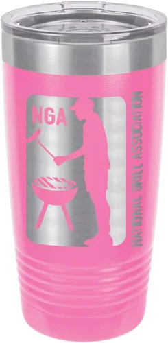 Vista 13 de OnlyGifts - Vaso con pajita para asar a la parrilla con grabado láser (20.1 fl oz)