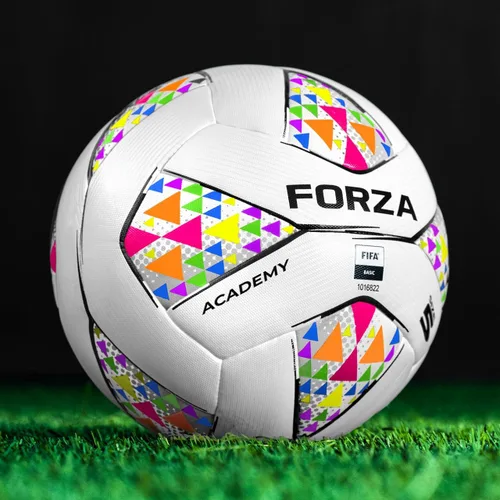 Vista 18 de FORZA Academy Balón de fútbol FIFA Basic Standard Training & Match Ball TPU duradero con superficie 3D para control Tamaños 3, 4 y 5