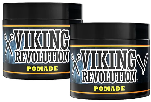 Vista 6 de Pomada de fijación extrema Viking Revolution para hombres – Estiliza y da acabado a tu cabello - Fijación extra firme, fuerte y alto brillo