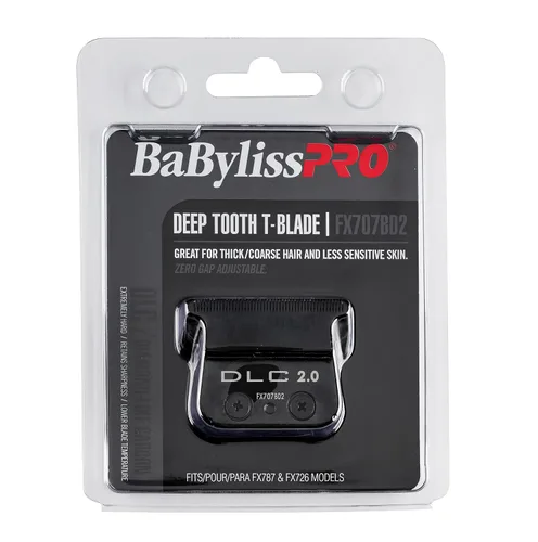 Vista 4 de BaBylissPRO Replacement Blades, Deep-Tooth T-Blades for Outlining Hair Trimmers