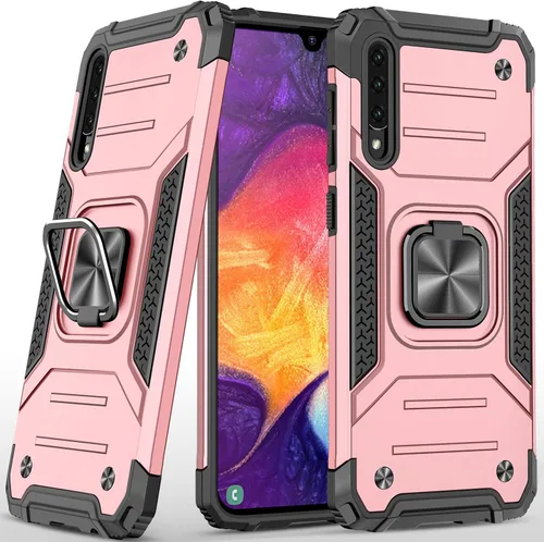 Vista 11 de Dionsibei Funda para Samsung Galaxy A50 A50S A30S, grado militar, soporte integrado con soporte de soporte, resistente, a prueba de golpes, funda