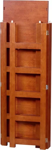 Vista 6 de Niche Flip Flop - Estantería plegable cuadrada, 34 pulgadas, color cereza