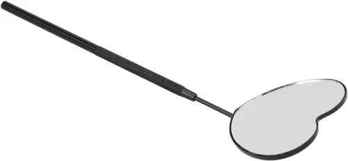 Vista 9 de Espejo de extensión de pestañas, espejo de pestañas en forma de corazón, herramienta profesional portátil de acero inoxidable para extensión