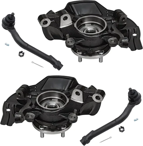 Vista 36 de Detroit Axle - Kit de nudillos traseros izquierdo FWD para Hyundai Santa Fe 2007-2009 Veracruz 2007-2012, reemplazo del conjunto de cojinete