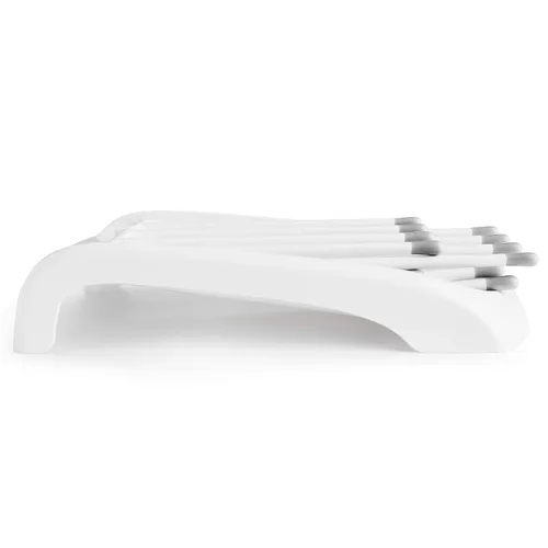 Vista 4 de Munchkin Estante de secado plegable para biberones, diseño compacto que se pliega para un fácil almacenamiento, blanco/gris