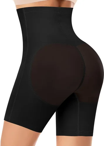 Vista 2 de Pantalones cortos moldeadores de cintura alta para mujer, adelgazantes, moldeadores de muslos, pantalones cortos para debajo de los vestidos