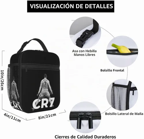 Vista 6 de #7 Bolsa de almuerzo aislada Bolsa de almuerzo impermeable reutilizable Bolsas de hielo para adultos