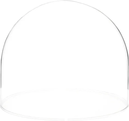 Vista 4 de Plymor Cúpula de cristal de 8 x 6.5 pulgadas (base de madera MDF negra)