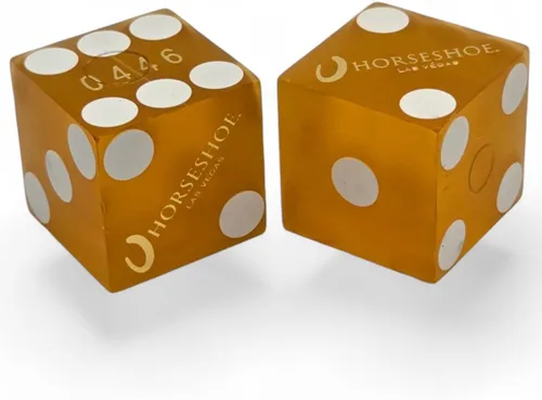Vista 50 de Par de dados de casino en serie a juego - Auténticos dados de dados de Las Vegas 0.748 in, juegos de mesa y coleccionables - Aliante rojo pulido