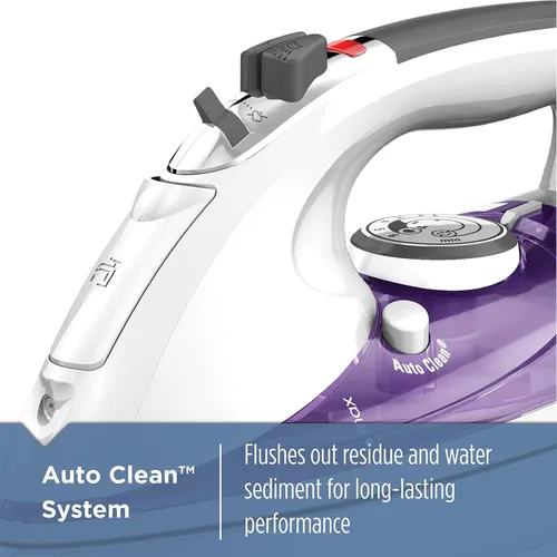 Vista 6 de BLACK+DECKER Plancha de vapor profesional con suela de acero inoxidable